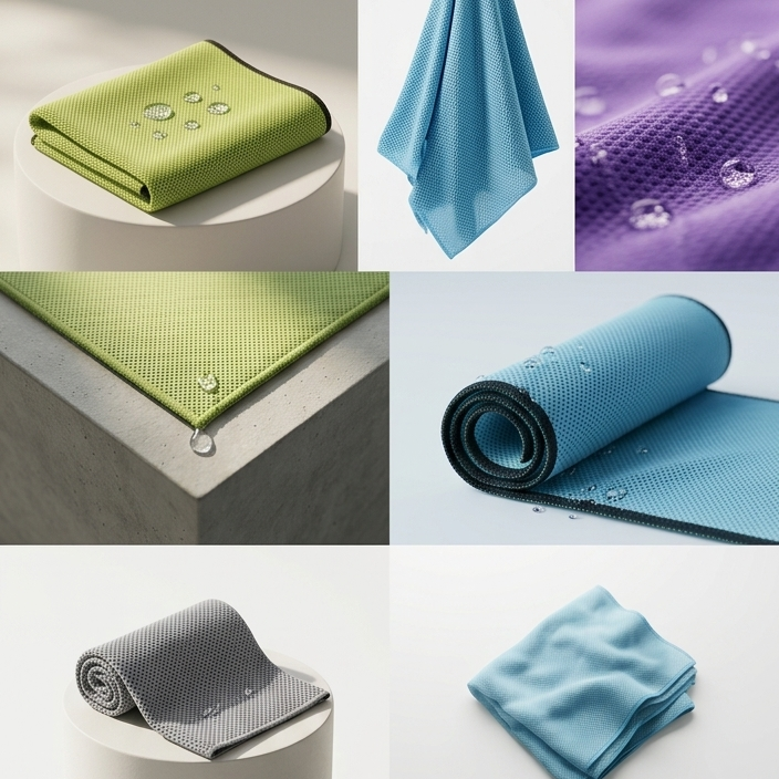 PlisUP™ pochette pour Serviette Fraîcheur — Séchage Express & Sensation Glacée en 3 Secondes
