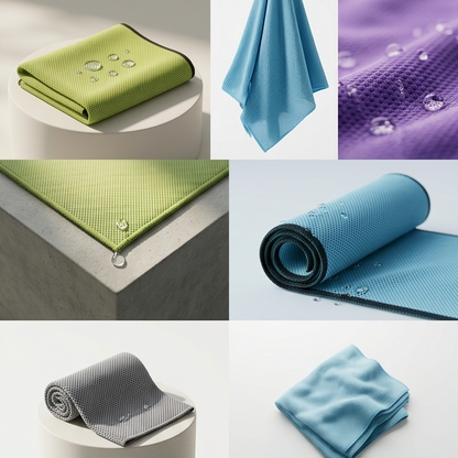 PlisUP™ pochette pour Serviette Fraîcheur — Séchage Express & Sensation Glacée en 3 Secondes
