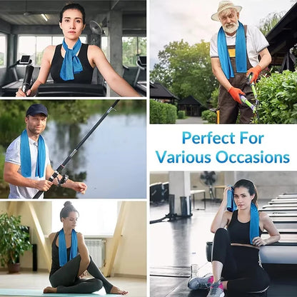 PlisUP™ pochette pour Serviette Fraîcheur — Séchage Express & Sensation Glacée en 3 Secondes